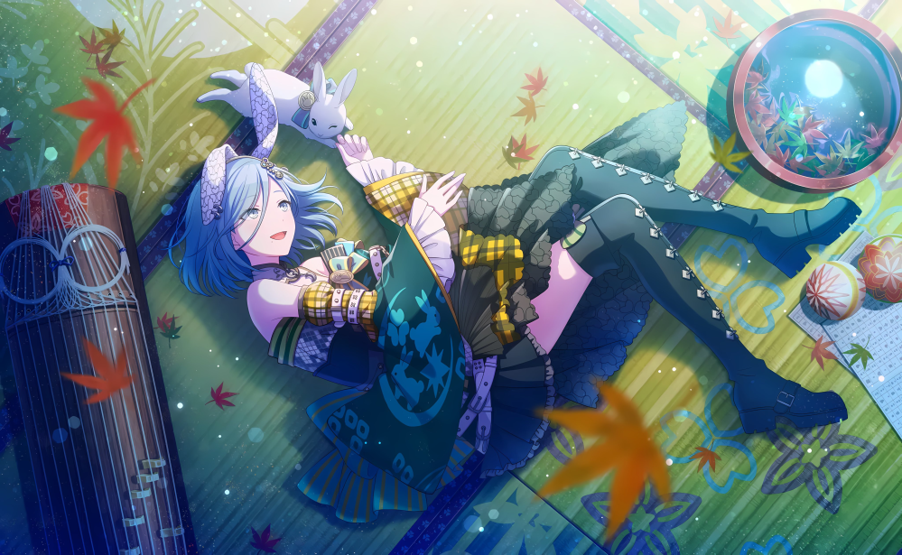 プロセカのイラストについてです。下のイラストは日野森雫さんの月うさ