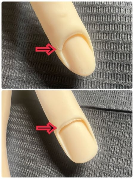 至急お願いします明日ネイル検定3級を認定モデルハンドで受験するん