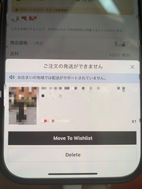 しおん 10-16まで発送できません SHEINのこの商品、発送出来ないと言われたのですがどうしてです