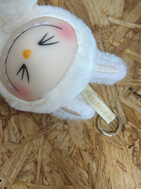 ラブブをメルカリで購入しました。銀のホログラムのQRコードを