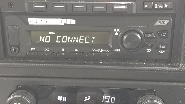 トラックについてるオーディオのBluetooth接続について質問ですスマホ