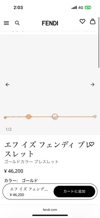 FENDIのこのブレスレットをいつもつけてるのですが、3年ほど付け