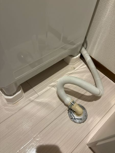 至急】引っ越し後の洗濯機について - 引っ越し直後に栓を取り付け 