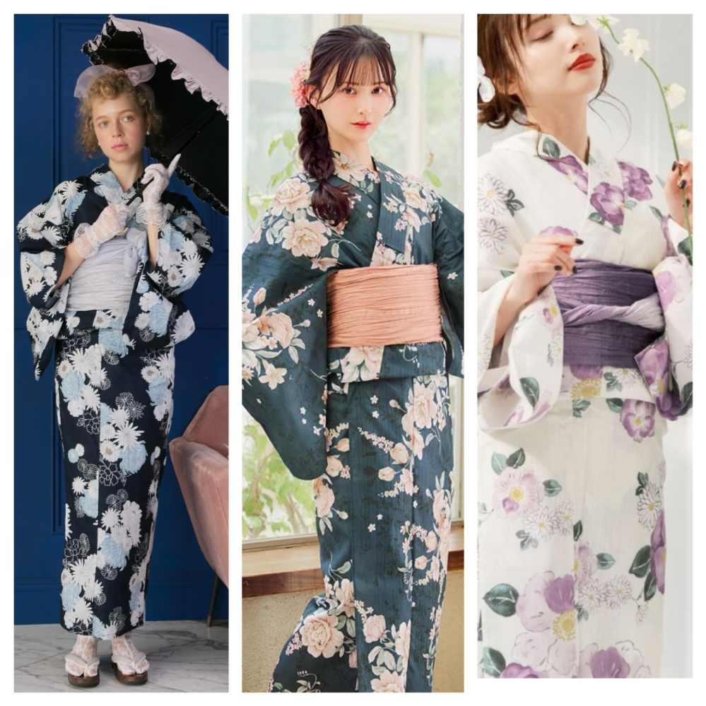 KP1783 振袖 身丈160cm 正絹 着物 成人式 振袖 正絹 四季花模様 身丈168cm 裄丈66.5cm 良品 リサイクル