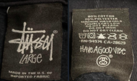 ありきたりな質問ですみません。stussyのパーカーを買ったのです