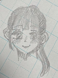 中学三年生が書いた絵です 小学生レベルの絵 - やはりこの絵は小学生レベルでしょうか