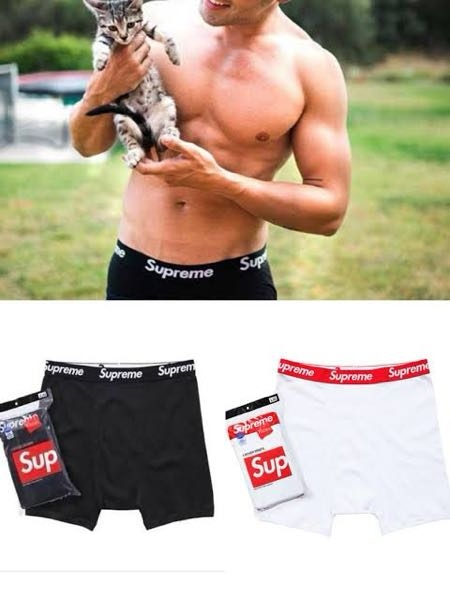 Supremeのボクサーパンツについて。 - Lサイズが90～95 - Yahoo!知恵袋