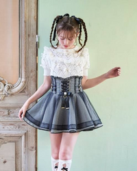 LIZLISA リズリサ レースアップコルセットライクスカパン　ピンク LIZLISAのレースアップコルセットライクスカパンが欲しいんです
