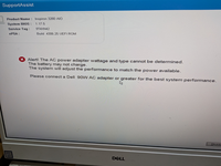 すみません、帰宅したらDELLのデスクトップパソコンにこの画面が