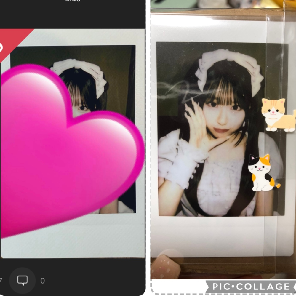 メルカリで偽物のチェキが届きました。pikiというアイドルの撮り下ろし 