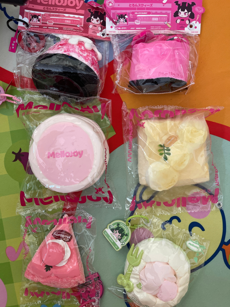 メロジョイスクイーズについて質問です！！この6つの触り心地って何か