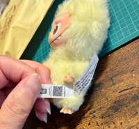 Yahooフリマでイニシャルラブブを購入。レシートも提示されてい