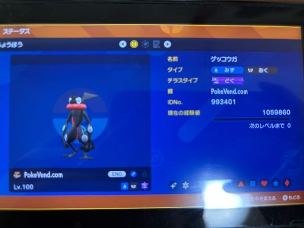 ポケモンSVでマジカル交換で来たんですけどこの親名のやつって改造で