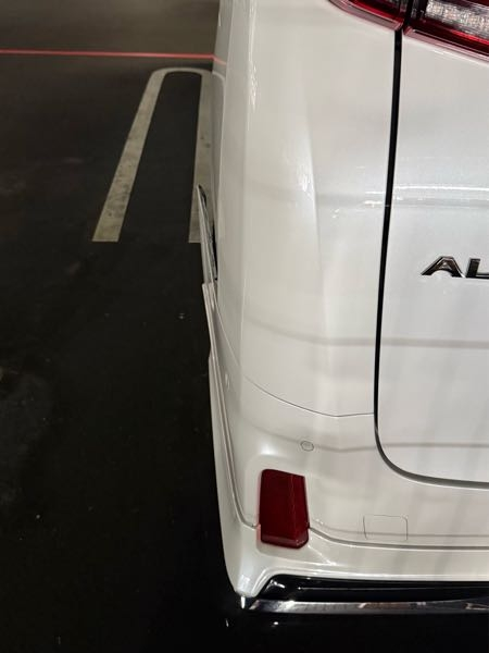 旦那のアルファード乗り上げてバンパー？外れちゃいました。。しかも