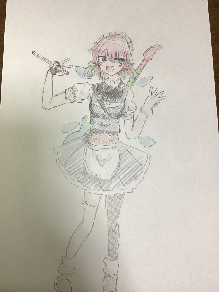 小学1年生の妹が描いた絵です。 - 友達にうまいと言われるそ