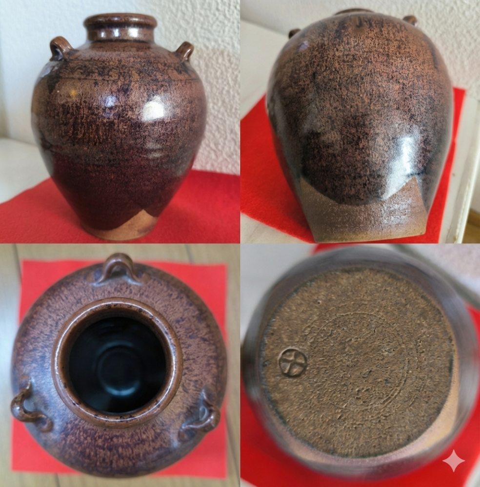 古美骨董】備前波状文壺H25cmです。制作時代を推定して、その根拠