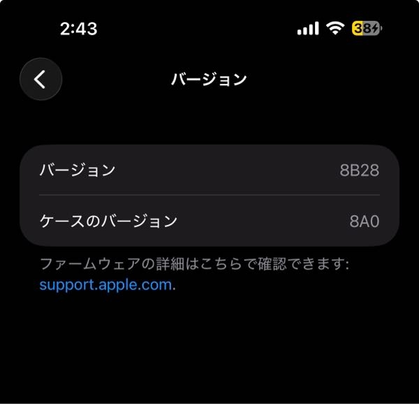 AirPods Proの第2世代を使っているのですが、最近、連続で片方のイヤホンだけが充電されてない状態なので、原因を探っています。このケースと本体？のバージョンが違うのは正常ですか？