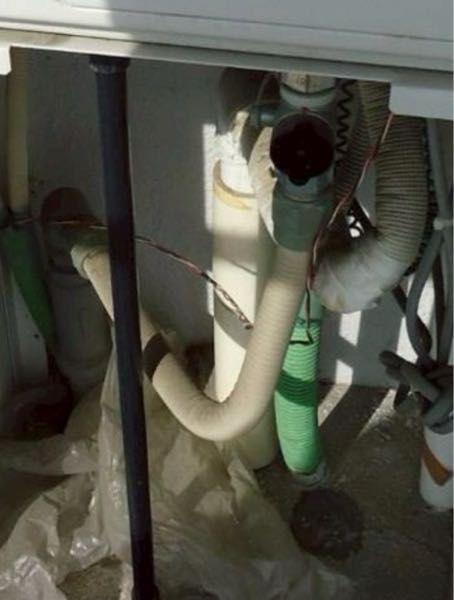 都市ガス給湯器　ガス管取付 都市ガスガス給湯器交換の際は、①ガス管も新しく交換するものなので