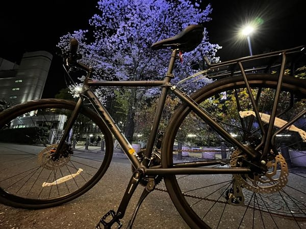 クロスバイクで二本足のスタンドは安定感ありますか？写真の自転車にカ 
