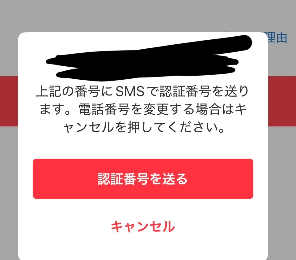 メルカリで購入しようとしたら電話番号登録と出ます。でも住所など電話
