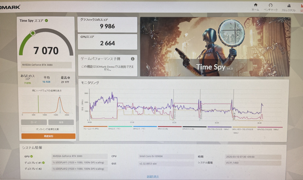 ゲーミングPCの不具合について質問させてください。スペック記載が 