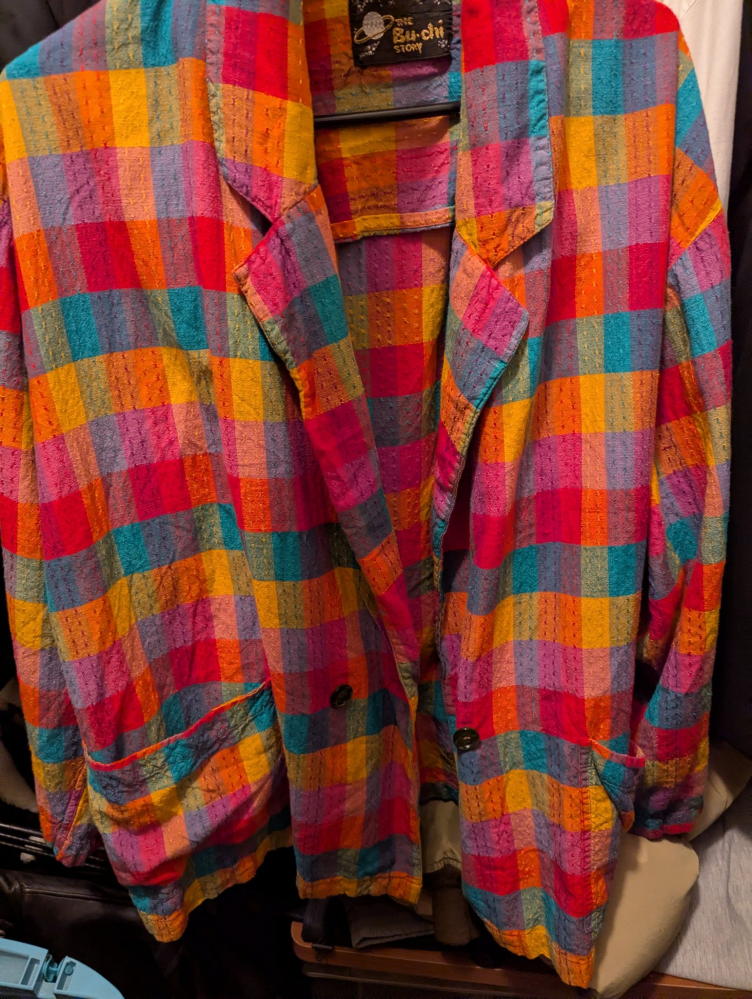 服に詳しい方に質問です古着屋で面白いデザインの服を見かけたので買っ 