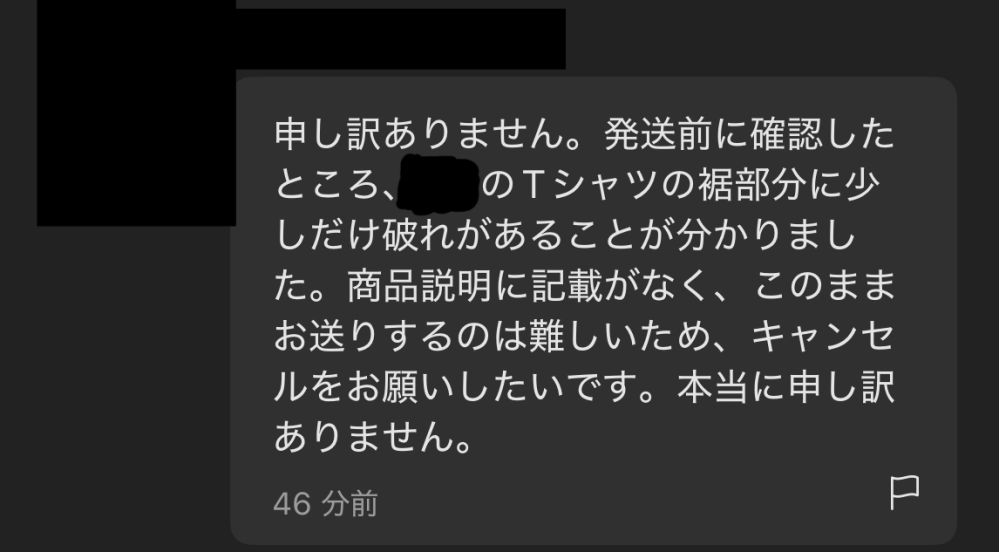 専用です。他の方の購入はご遠慮ください。 メルカリでtシャツを購入したのですが、購入者から説明文に記載してい