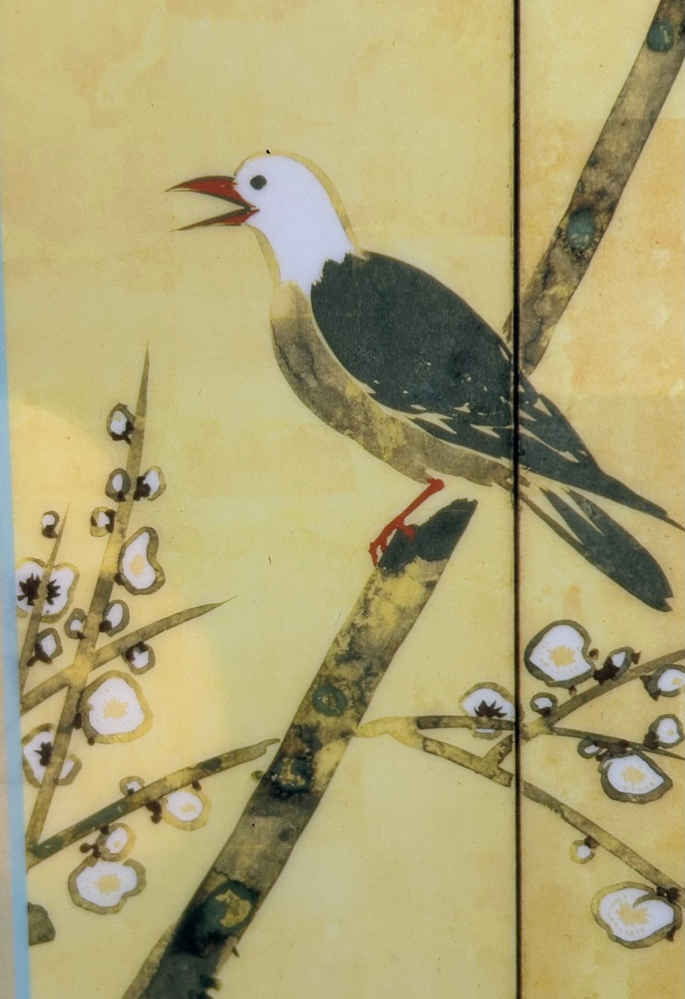 美術品　何かよくわからない　美術品 ある美術品に描いてあった鳥ですが、何の鳥だと思いますか？または知っ