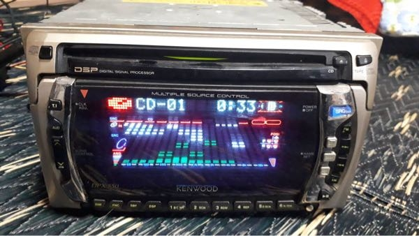 KENWOOD DPX-550 CD カセット　当時物　旧車　イコライザー ケンウッドのDPX-550にはイコライザーでコンサートモードみたいなのっ