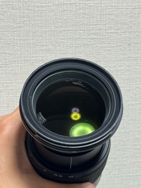 カメラのレンズについて画像はSIGMAのレンズなのですが、レンズの内側 