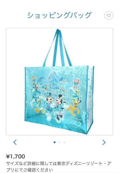 ディズニーのショッピングバッグについて質問です！ - ディズニーに