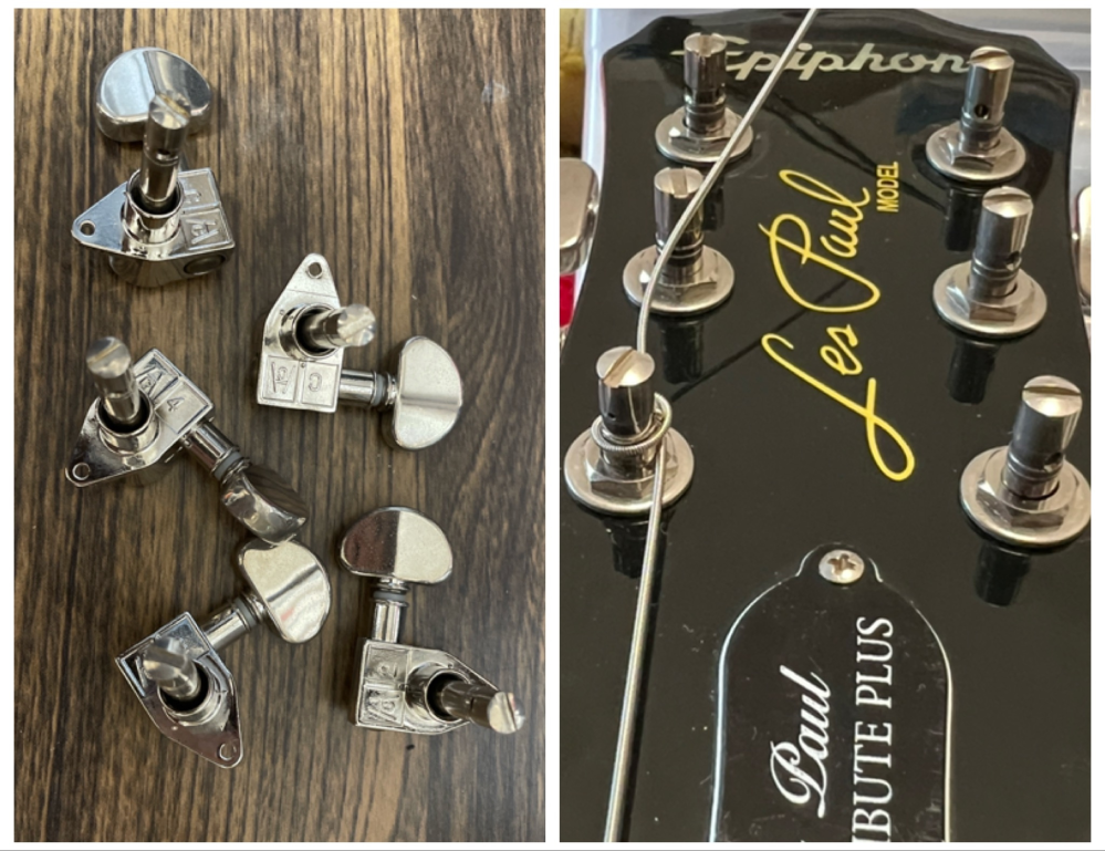 Epiphone / エピフォン　SG グローバーペグ epiphoneの1960tributeplusについていたグローバーのペグ - Yahoo