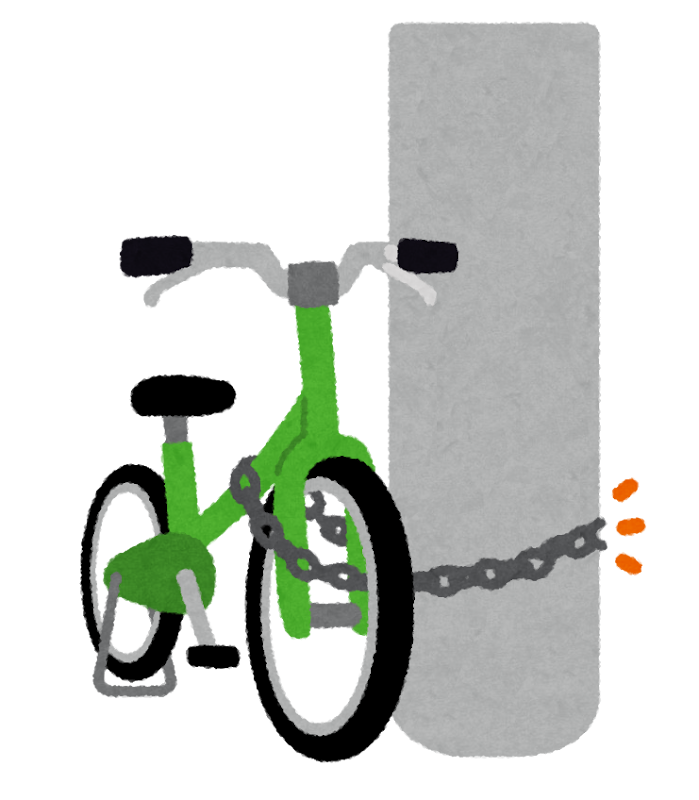 自転車を長く使っていなくて壊れてるっぽいです。近くに自転車屋