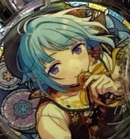 あんスタのグッズについてです。画像の紫之創の缶バッジのサイズが知り