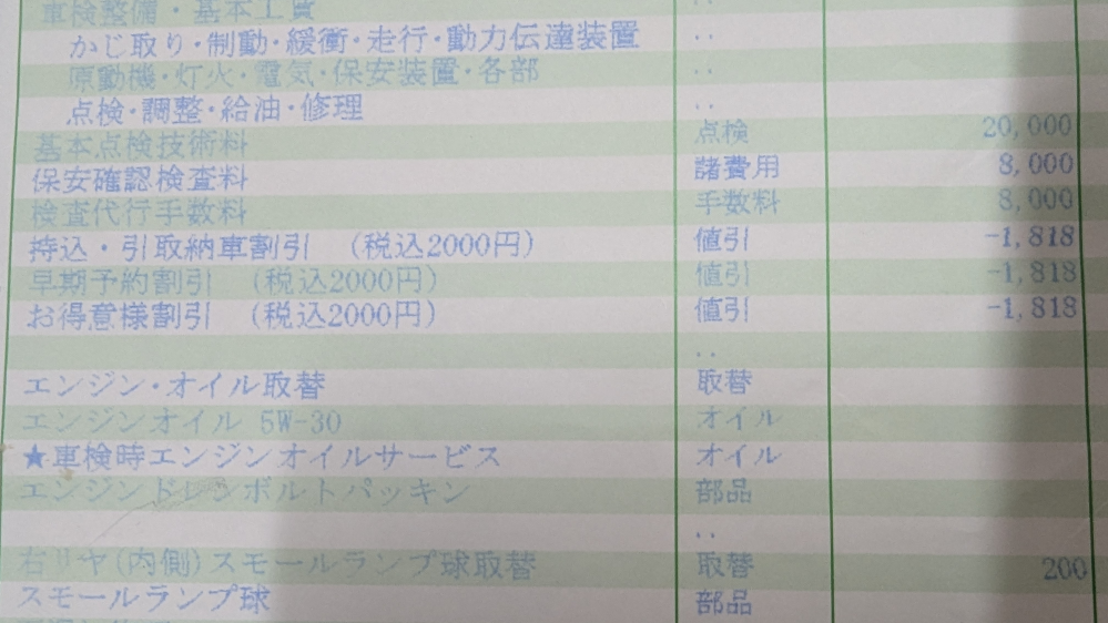 値引き額から税金が引かれているんですが「2000円引きします」とう