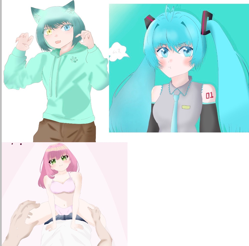 私の絵を採点してほしいです何でもコメントくださいちなみに依頼文は