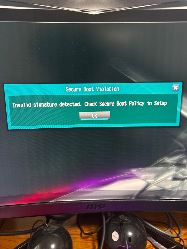 PCを起動したらこんな画面がでてきたのですがどうすればいいでしょう