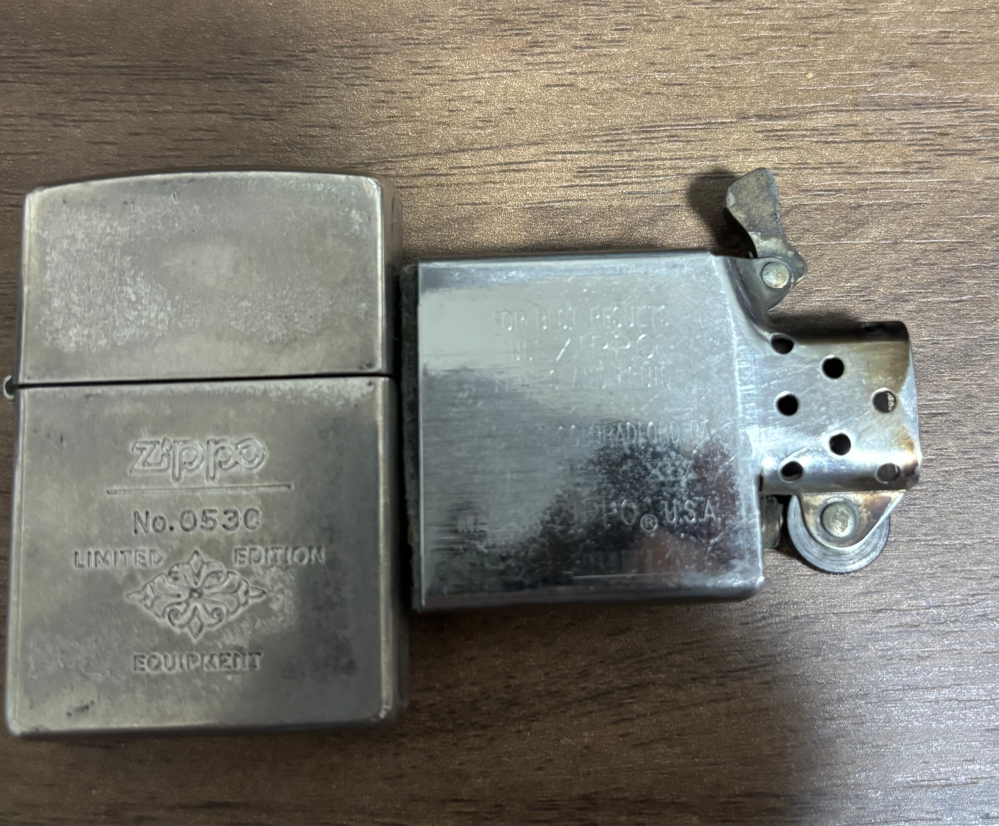 だいぶ昔に購入した物です 中古でZippoを購入したのですが、モデル名や詳細が分からず困って