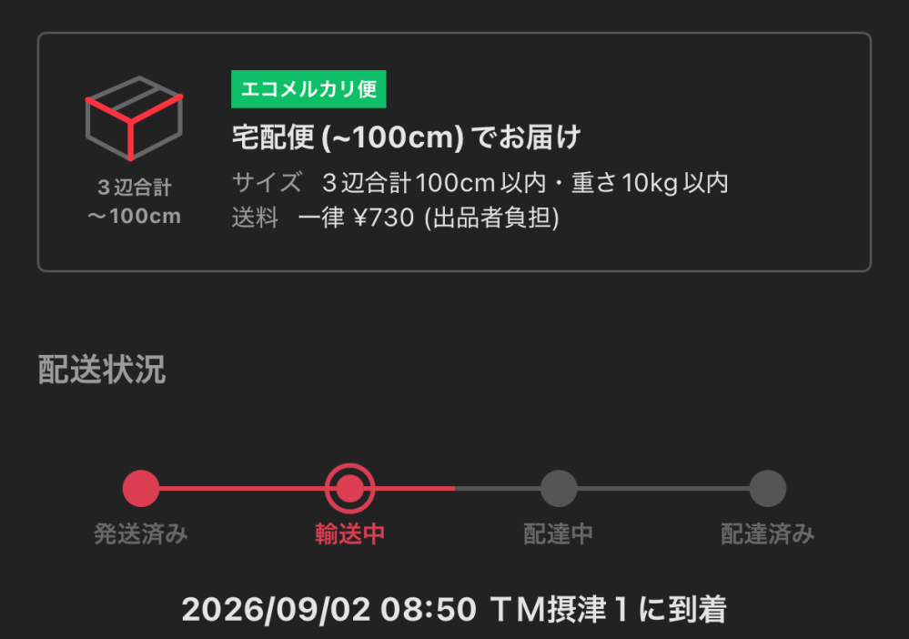 メルカリのエコメルカリ便についてです。 - 出品者の方に9/4には