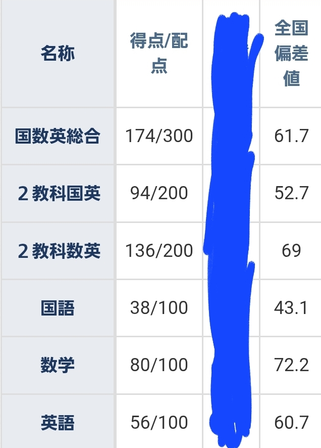 高1ですこの記述模試の結果を見て今からコツコツ頑張ったらどのレベル