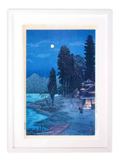 この絵画のタイトルは何ですか。 - 日光名所中禅寺湖畔、ですね