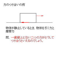 この理屈を中学生にもわかりやすく 理科で 力のつり合い ということを学びまし Yahoo 知恵袋