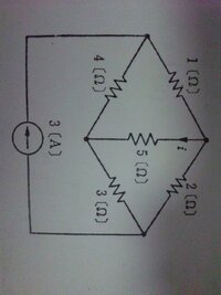 下図の回路を流れる電流iをテブナンの定理を用いて求めなさい しかし電源は理想 Yahoo 知恵袋