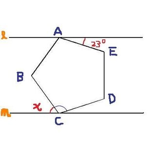 正五角形の外角の求め方を教えてください 下記の画像は参考としてください Yahoo 知恵袋