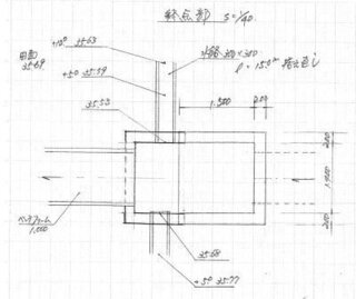 図面作成 Cadについて 画像のような 方眼紙に手書きで描かれた図面をc Yahoo 知恵袋