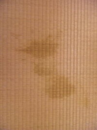 昨晩 子供が畳に嘔吐をして汚物を掃除したら畳にシミが出来てしまいま Yahoo 知恵袋