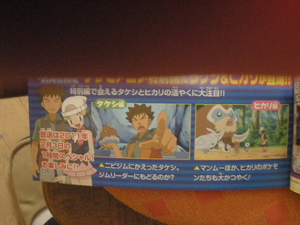 ①アニポケのタケシはDP終盤で自分の進路をブリーダーからドクターに 
