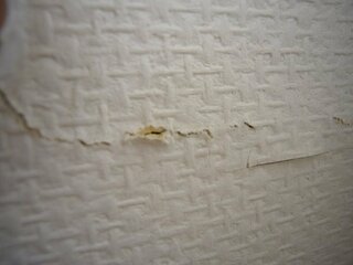壁紙のひび割れ 住宅内部の壁紙にひび割れに悩んでいます 築４年 Yahoo 知恵袋