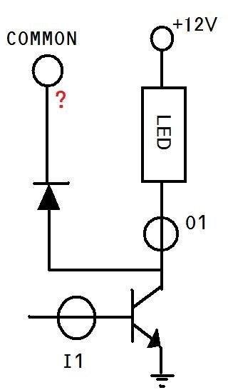 トランジスタアレイTD62083APについて - トランジスタアレイの接続方