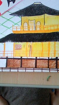 中学生です 夏休みの美術の宿題で金閣寺を書くのですが書き方がわ Yahoo 知恵袋